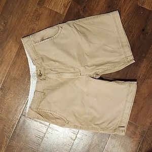 Khaki Shorts, St. John's Bay, Size 34